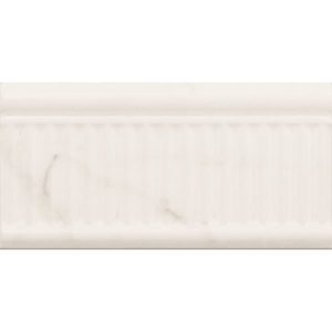 Бордюр керамический настенный CARRARA Rex Matt 7,5x15 см